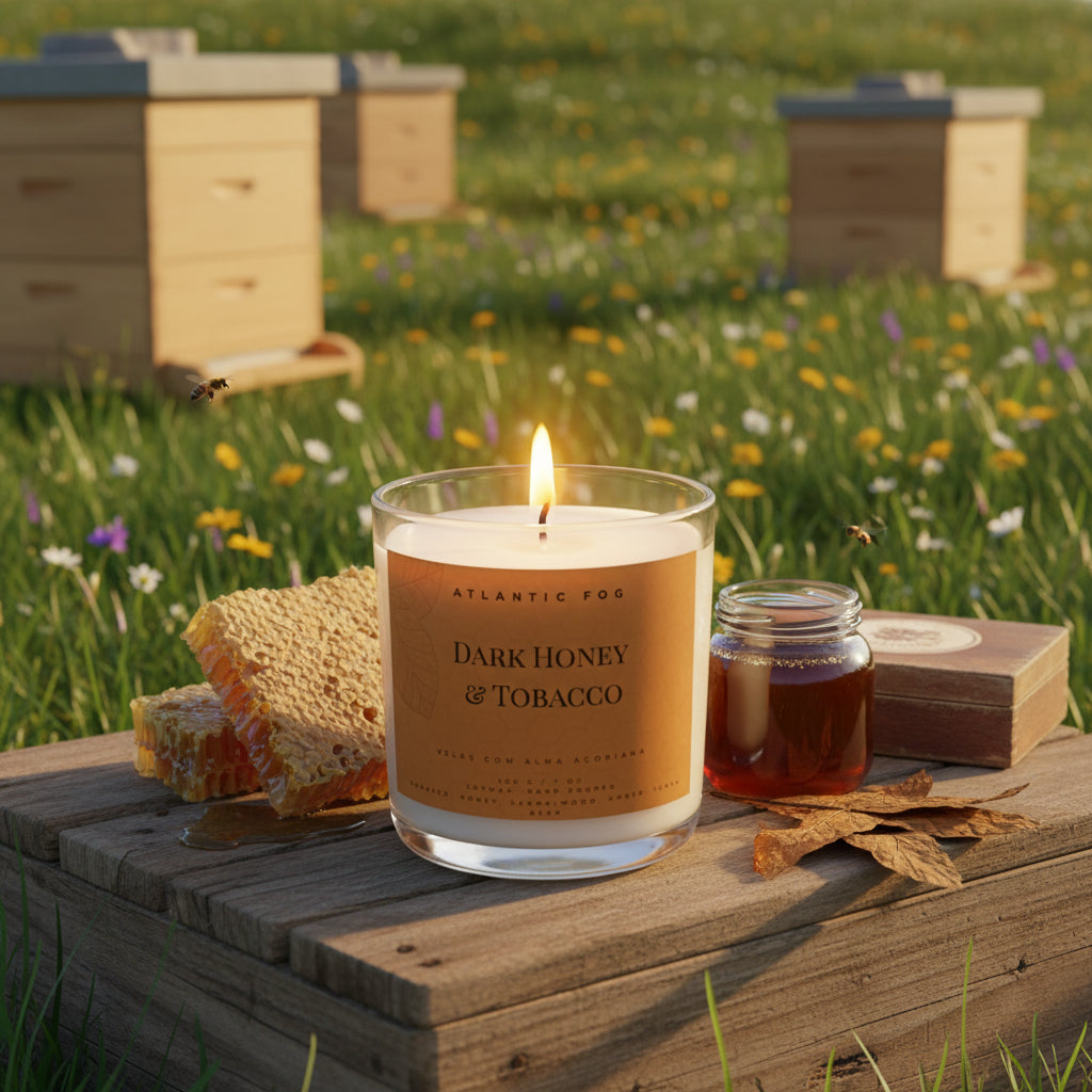 Dark Honey & Tobacco - Vela 220 gr / 7,7 Oz