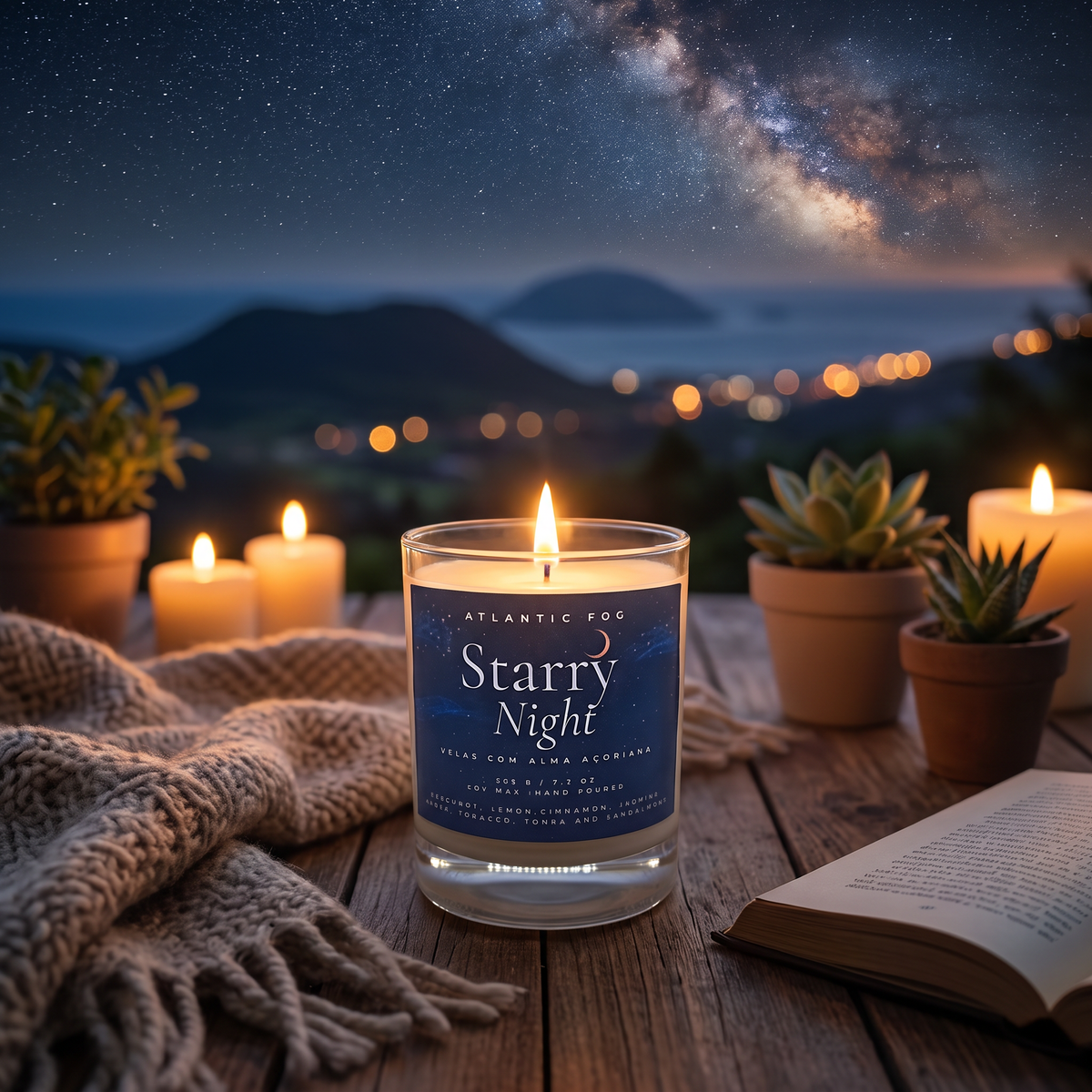 Starry Night - Vela 220 gr / 7,7 Oz