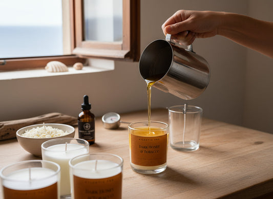 Do grão de soja à chama — Onde cada vela começa com as mãos