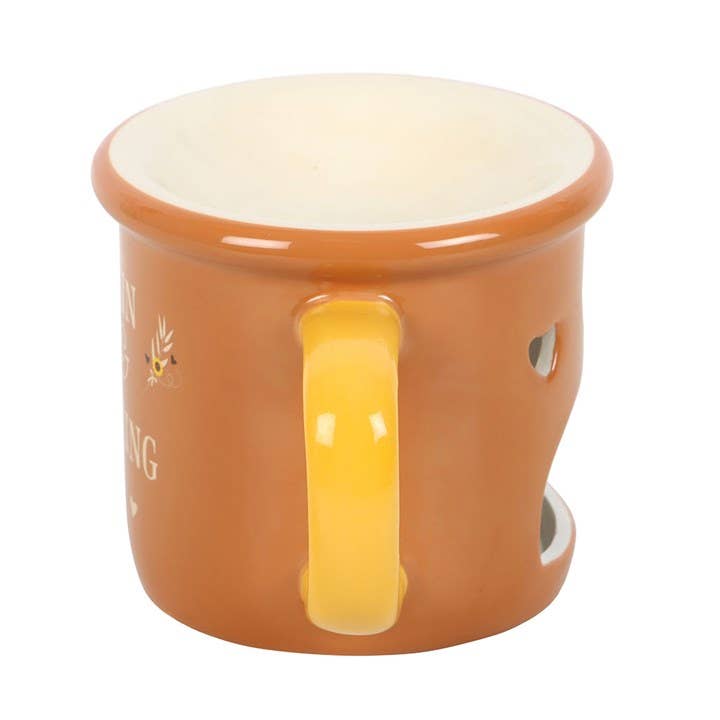 1 Wax Melt + Aquecedor de cera de cerâmica em forma de Caneca Outono Pumpkin Spice
