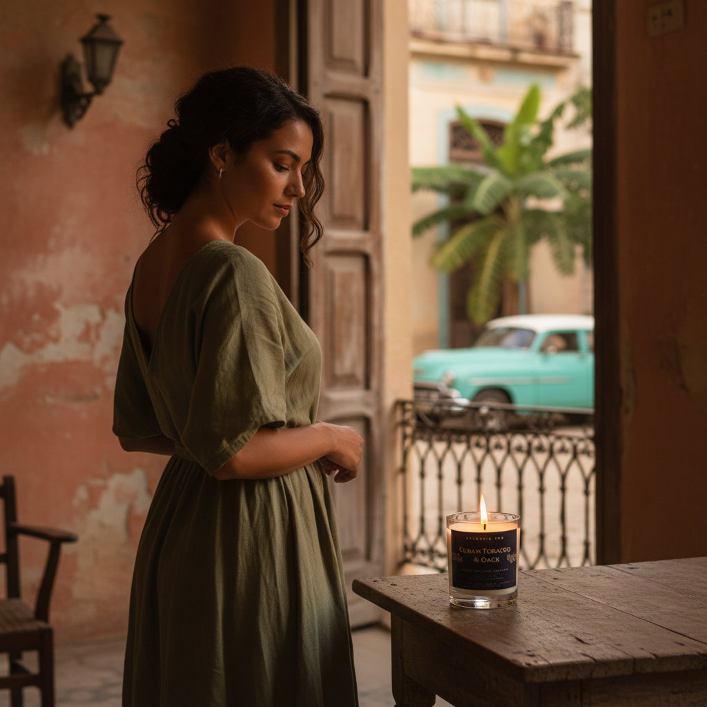 Cuban Tobacco and Oack - Vela 220 gr / 7,7 Oz