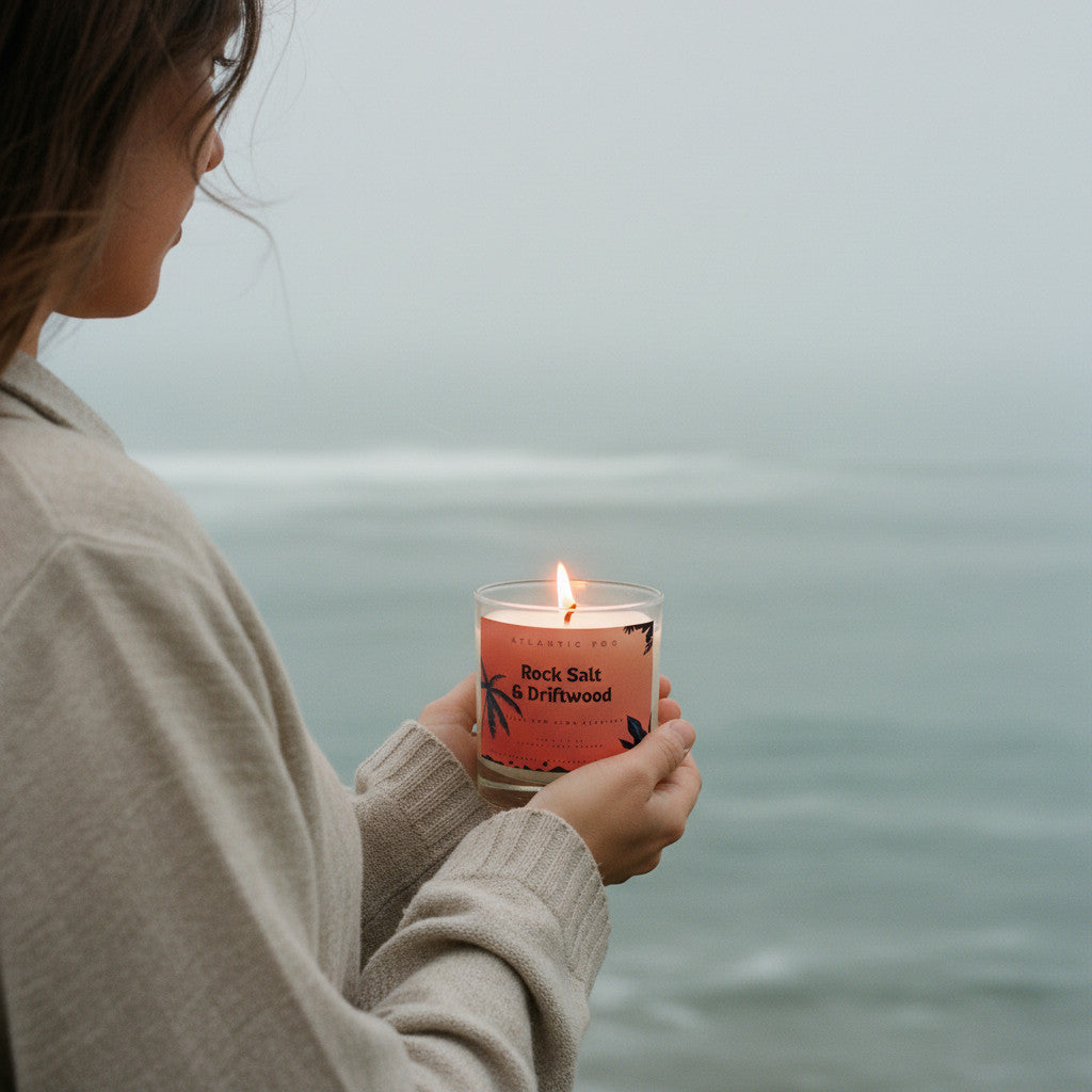 Rock Salt and Driftwood - Vela 220 gr / 7,7 Oz