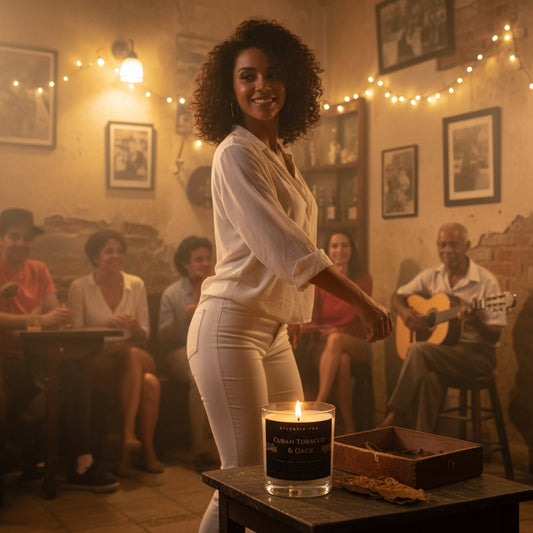 Cuban Tobacco and Oack - Vela 220 gr / 7,7 Oz