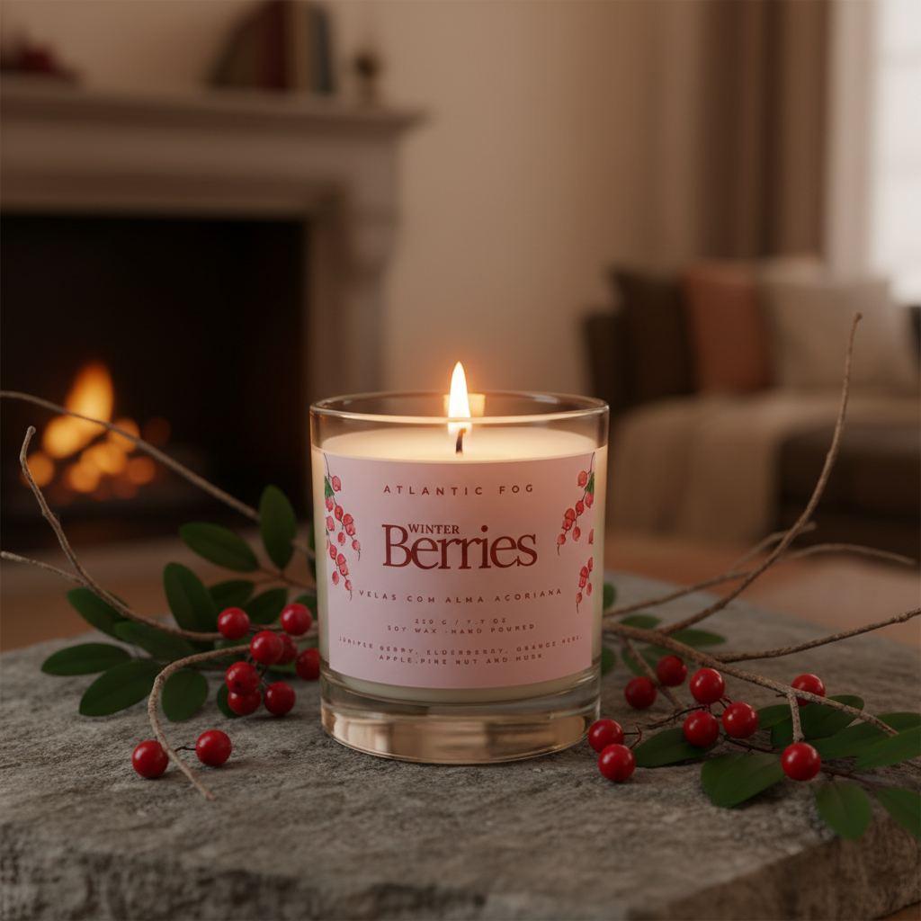 Winter Berries - Kerze 220 g / 7,7 Oz