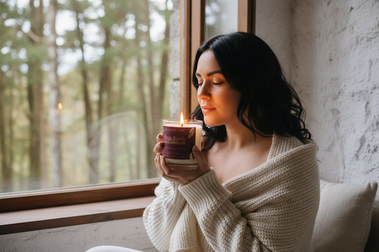 Warm Woods & Cashmere - Vela 220 gr / 7,7 Oz