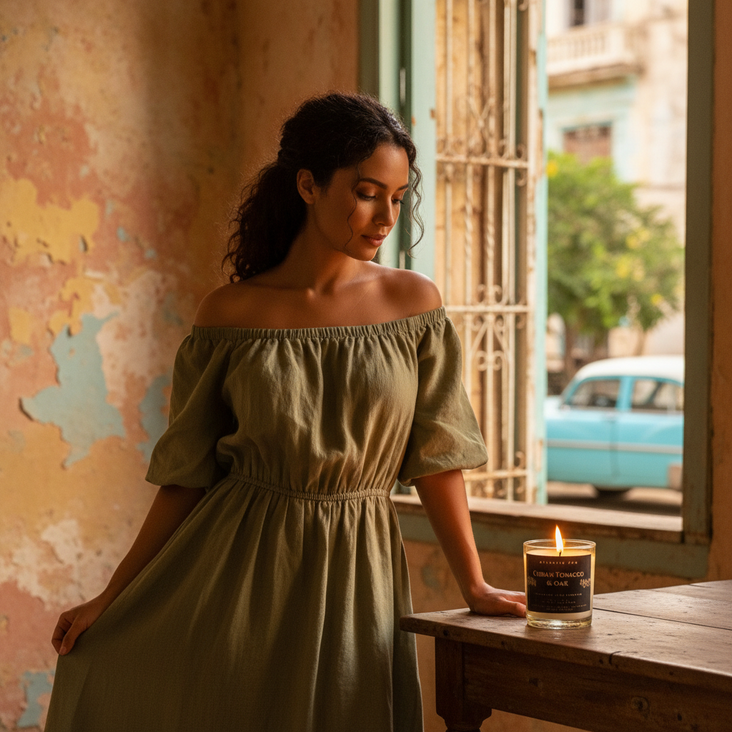 Cuban Tobacco and Oak - Vela 220 gr / 7,7 Oz