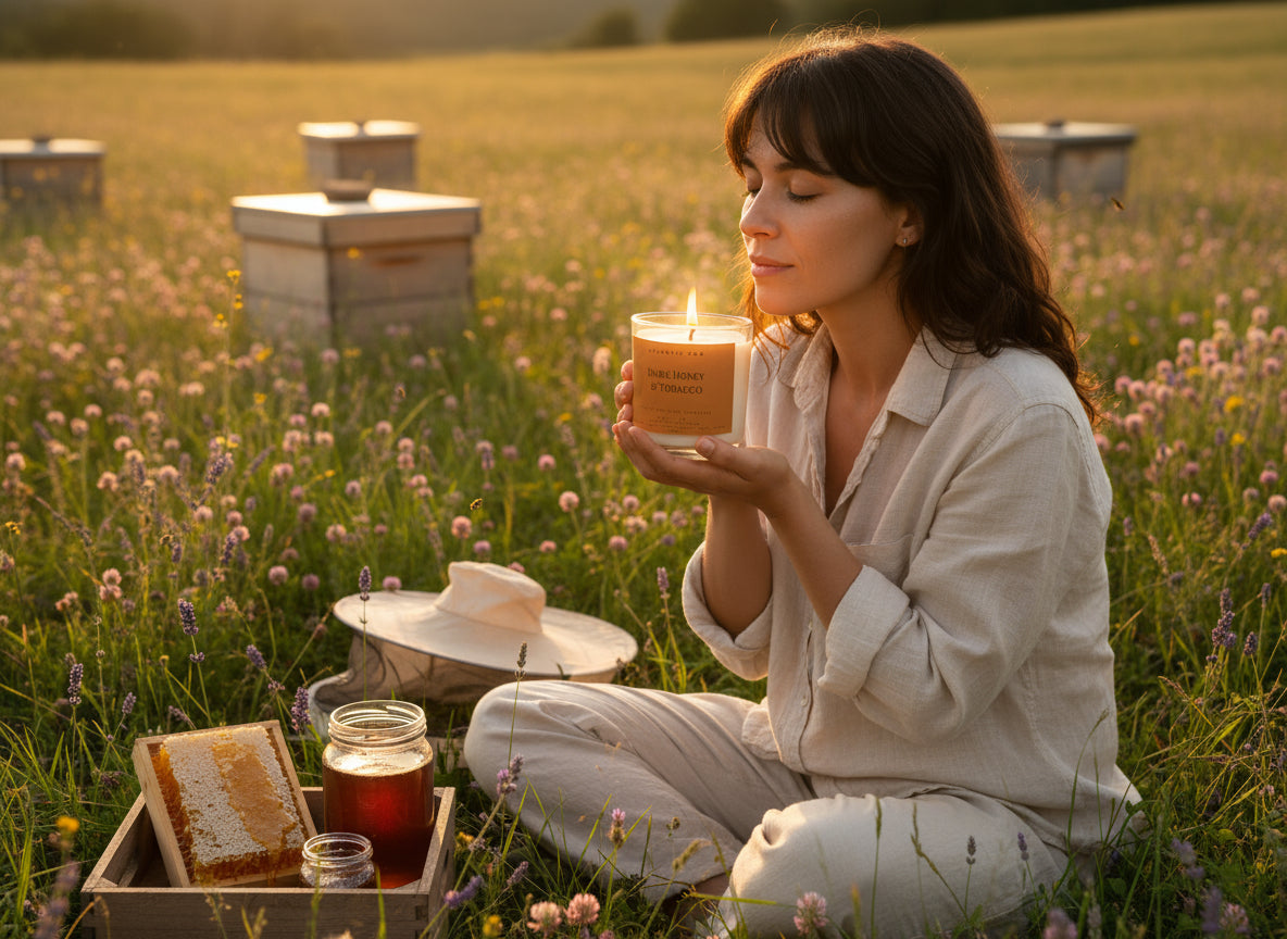 Dark Honey & Tobacco - Vela 220 gr / 7,7 Oz