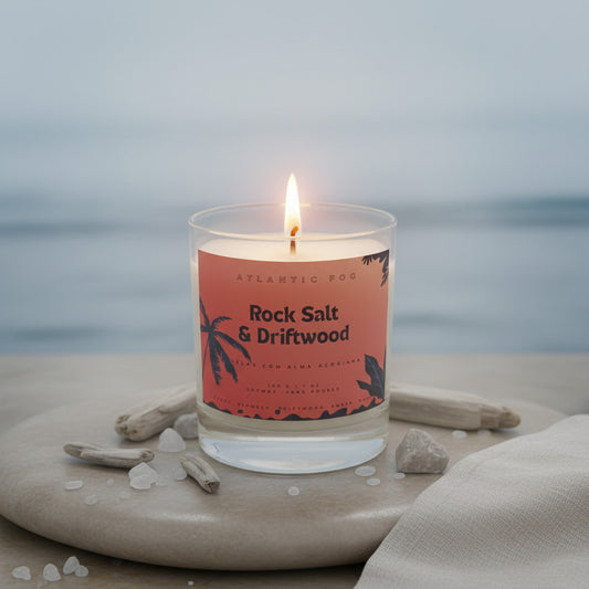 Rock Salt and Driftwood - Vela 220 gr / 7,7 Oz