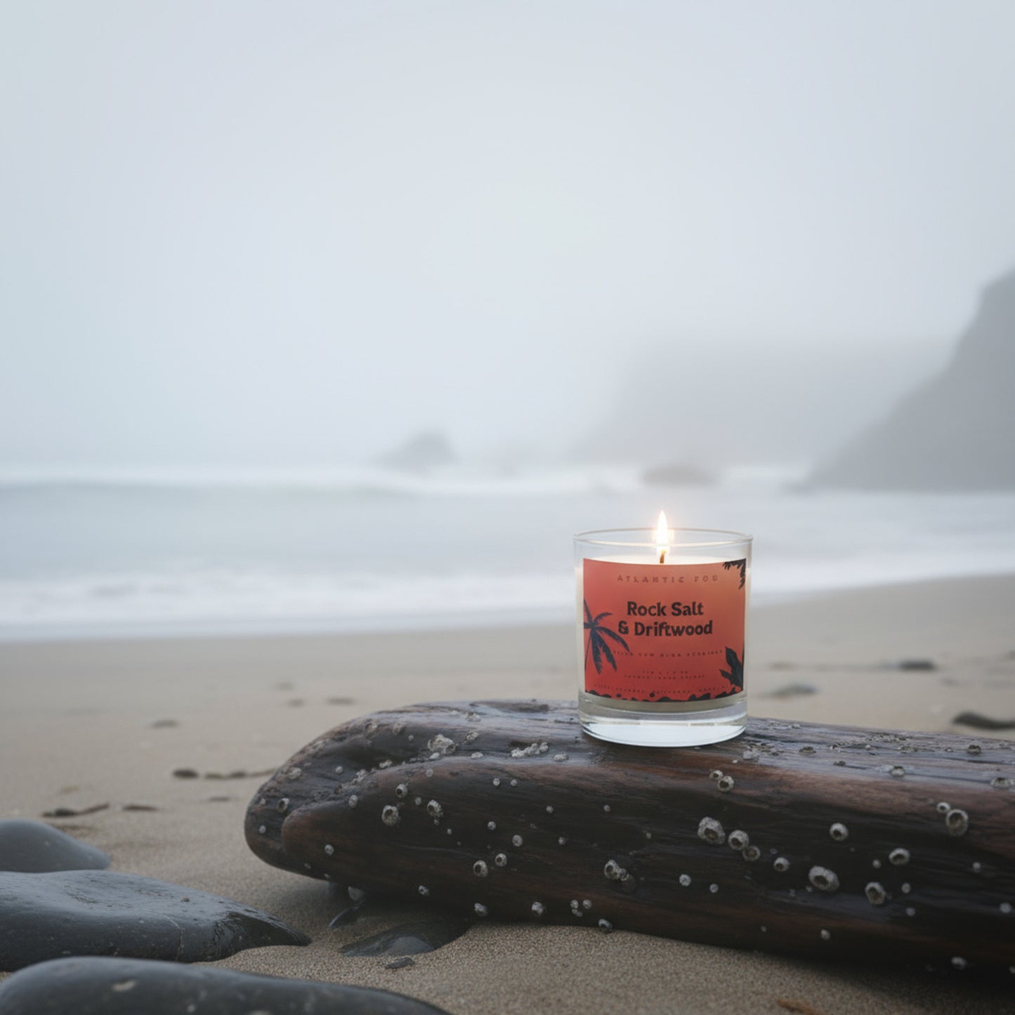 Rock Salt and Driftwood - Vela 220 gr / 7,7 Oz