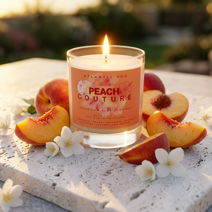 Peach Couture - Kerze 220 g / 7,7 Oz