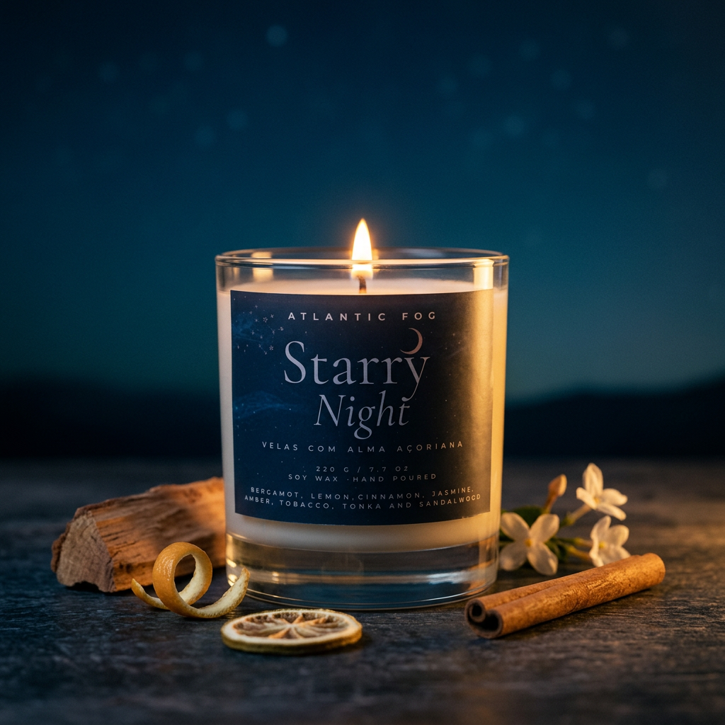 Starry Night - Vela 220 gr / 7,7 Oz
